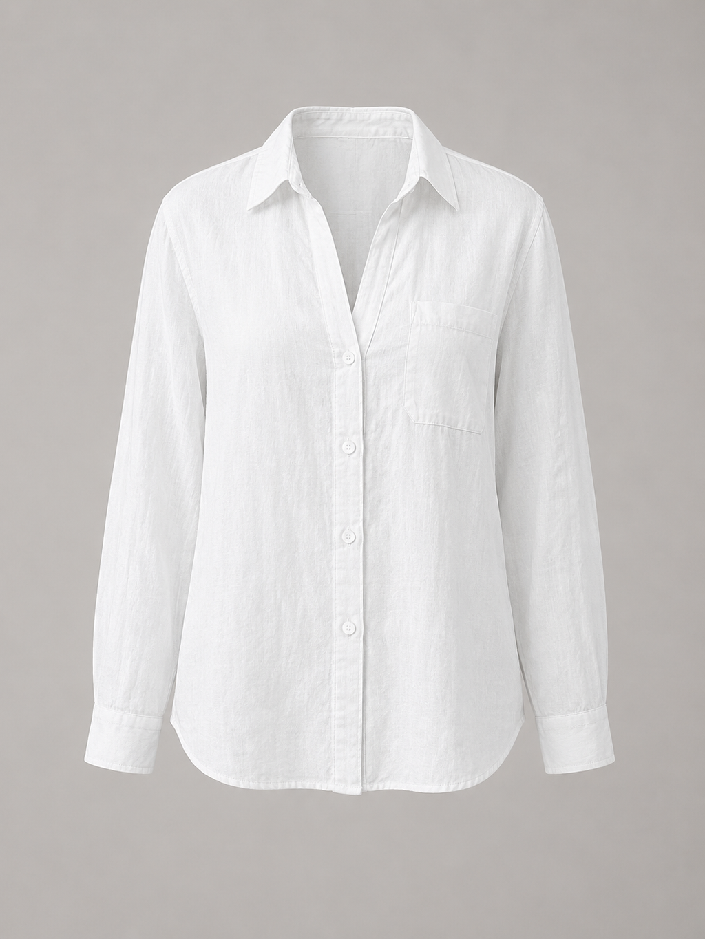 Linen Lapel Shirt