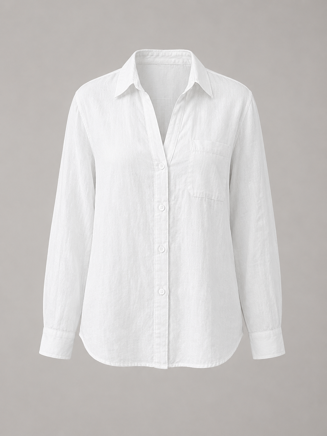 Linen Lapel Shirt