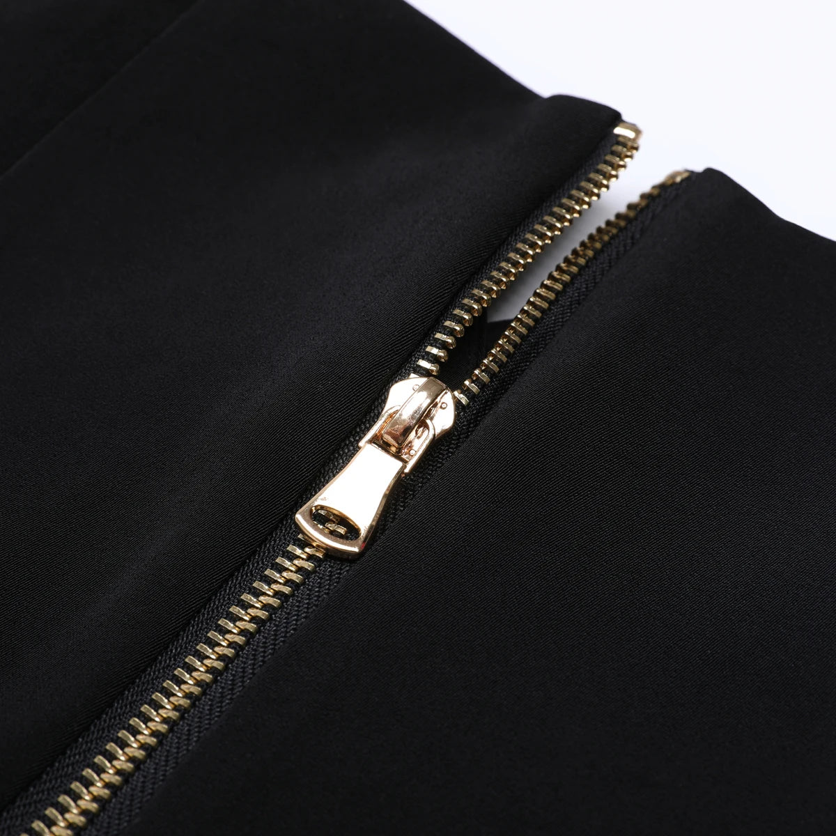A-Line Button Mini Skirt